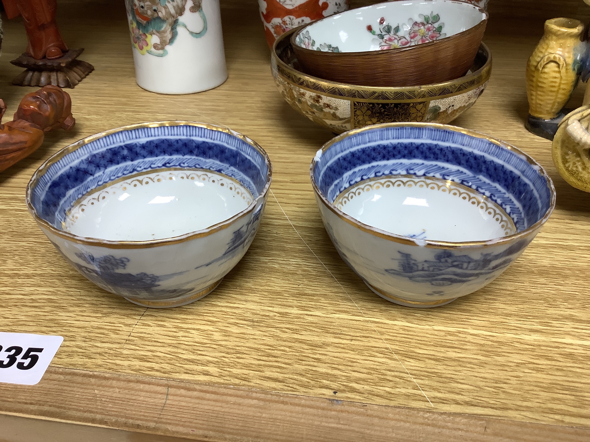 A quantity of mixed Chinese and Japanese ceramics, 19th century and later